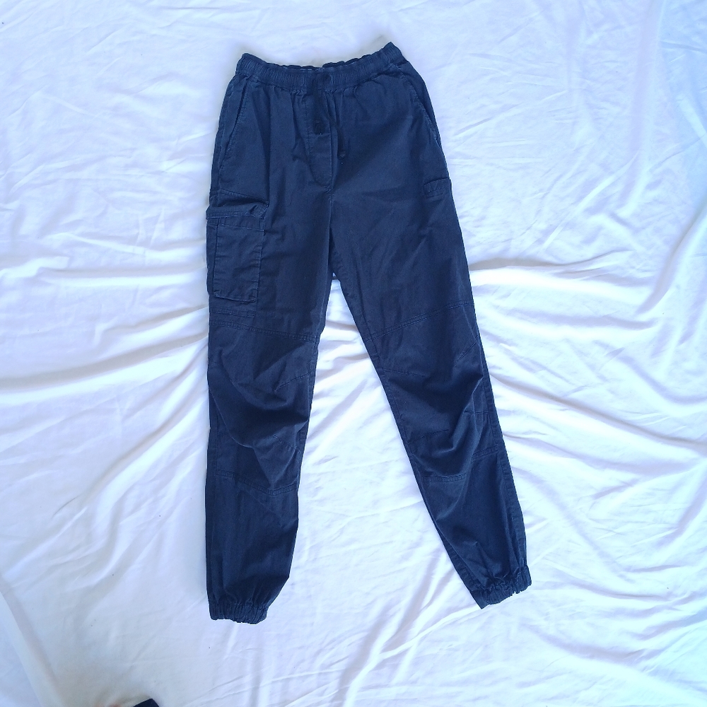 Sweaty Betty Cargo Joggers Black Size 0 Womens Utility Pockets Tie pante.